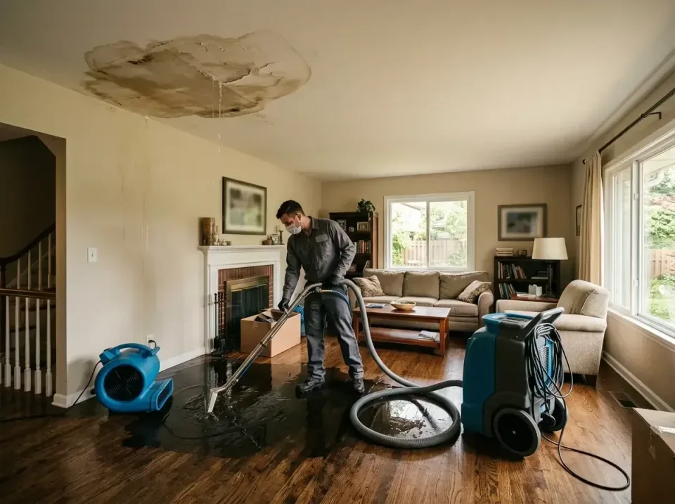 attic-pipe-burst-ceiling-drip-008 — frequently asked questions, Water Damage Restoration & Carpet Care in Duluth, MN